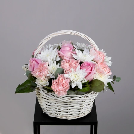 Композиция "Корзина" микс (малая) 